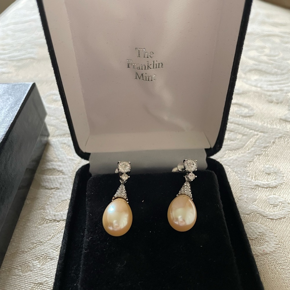 "Diana,
Forever Sparkling Classic Drop Earrings".